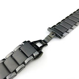 Emporio Armani Ceramica Chronograph Black Dial Black Steel Strap Watch For Men - AR1451 Buy Now By Emporio Armani