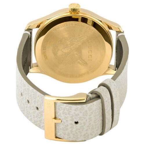 Gucci G Timeless Butterfly White Dial White Leather Strap Watch For Women - YA1264062 Buy Now By Gucci