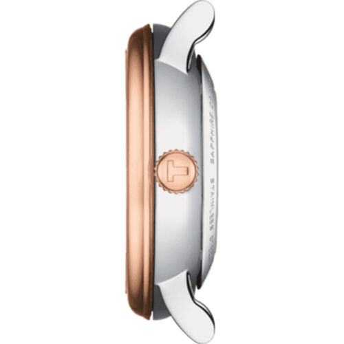 Tissot T Classic Carson Premium Diamonds White Dial Two Tone Steel Strap Watch for Women - T122.207.22.036.00 Buy Now By Tissot