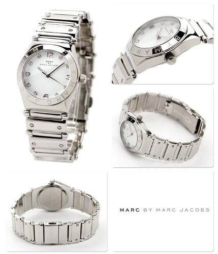 Marc Jacobs White Dial Silver Steel Strap Watch for Women - MBM3052 Buy Now By Marc Jacobs