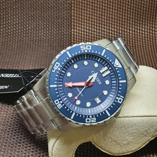 Citizen Promaster Mechanical Blue Dial Silver Steel Strap Watch For Men - NJ0121-89L Buy Now By Citizen