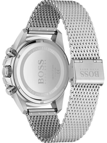 Hugo Boss Admiral Green Dial Silver Mesh Bracelet Watch for Men - 1513905 Buy Now By Hugo Boss