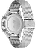 Hugo Boss Admiral Green Dial Silver Mesh Bracelet Watch for Men - 1513905 Buy Now By Hugo Boss