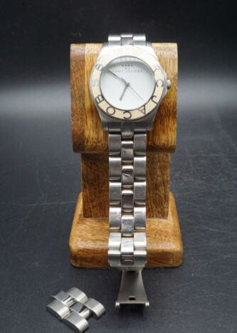 Marc Jacobs Blade White Dial Silver Steel Strap Watch for Women - MBM3048 Buy Now By Marc Jacobs