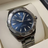 Tag Heuer Aquaracer Automatic Blue Dial Silver Steel Strap Watch for Men - WAY2112.BA0928 Buy Now By Tag Heuer