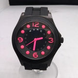 Marc Jacobs Pelly Black Dial Black Silicone Strap Watch for Women - MBM2530 Buy Now By Marc Jacobs