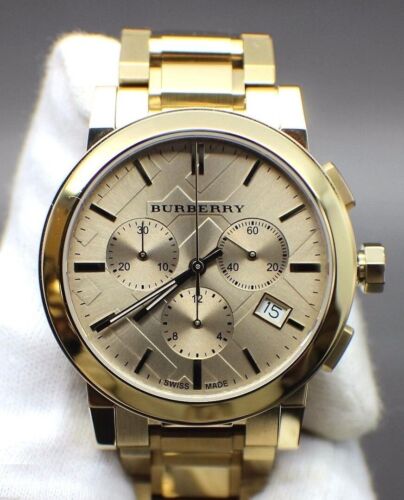 Burberry The City Gold Dial Gold Steel Strap Watch for Women - BU9753 Buy Now By Burberry