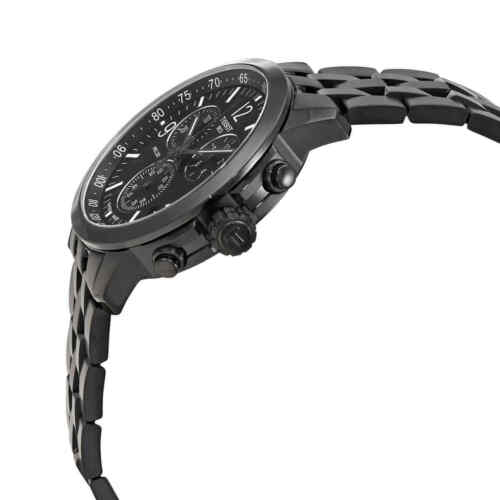 Tissot PRC 200 Chronograph Black Dial Black Steel Strap Watch For Men - T114.417.33.057.00 Buy Now By Tissot