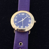 Marc Jacobs Amy Purple Dial Purple Leather Strap Watch for Women - MBM1151 Buy Now By Marc Jacobs