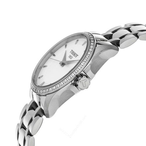 Tissot T Trend Couturier Lady White Dial Watch For Women - T035.210.61.011.00 Buy Now By Tissot