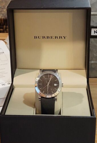 Burberry Smoked Brown Dial Brown Leather Strap Watch for Women - BU1775 Buy Now By Burberry