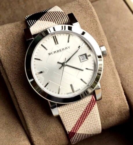 Burberry The City White Dial Brown Leather Strap Watch for Women - BU9113 Buy Now By Burberry