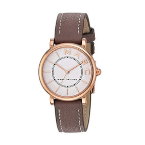Marc Jacobs Roxy White Dial Light Brown Leather Strap Watch for Women - MJ1538 Buy Now By Marc Jacobs