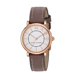 Marc Jacobs Roxy White Dial Light Brown Leather Strap Watch for Women - MJ1538 Buy Now By Marc Jacobs