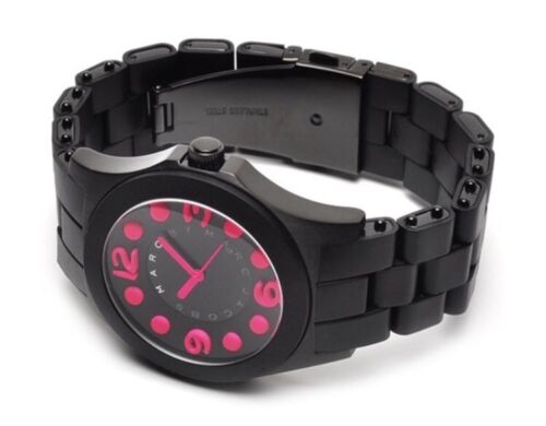 Marc Jacobs Pelly Black Dial Black Silicone Strap Watch for Women - MBM2517 Buy Now By Marc Jacobs