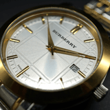 Burberry Heritage White Dial Two Tone Stainless Steel Strap Watch for Men - BU1358 Buy Now By Burberry