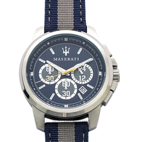 Maserati Royale 44mm Stainless Steel Fiber Strap Watch For Men - R8871637001 Buy Now By Maserati