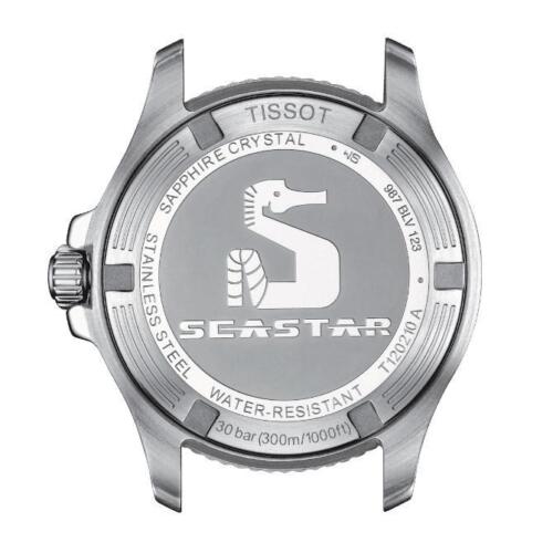 Tissot Seastar 1000 Black Dial Silver Steel Strap Watch For Men - T120.210.21.051.00 Buy Now By Tissot