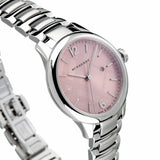 Burberry The Classic Pink Dial Silver Steel Strap Watch for Women - BU10111 Buy Now By Burberry