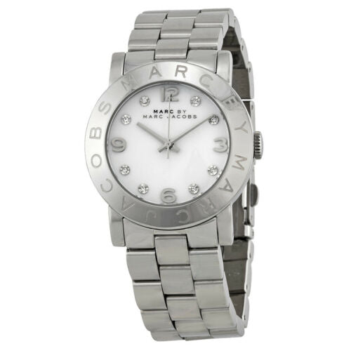 Marc Jacobs Amy White Dial Silver Steel Strap Watch for Women - MBM3054 Buy Now By Marc Jacobs