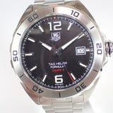 Tag Heuer Formula 1 Automatic Black Dial Silver Steel Strap Watch for Men - WAZ2113.BA0875 Buy Now By Tag Heuer
