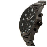 Hugo Boss Chronograph Black Dial Black Steel Strap Watch for Men - 1513180 Buy Now By Hugo Boss