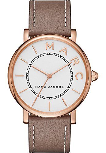 Marc Jacobs Roxy White Dial Cement Brown Leather Strap Watch for Women - MJ1533 Buy Now By Marc Jacobs