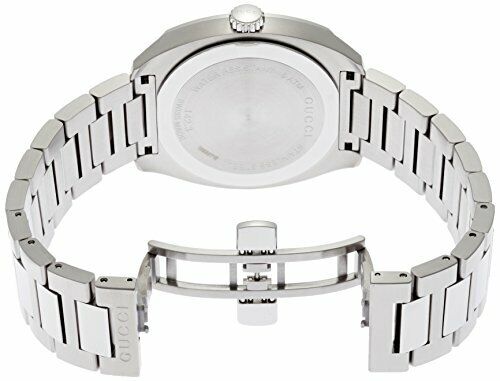 Gucci GG2570 Silver Dial Silver Steel Strap Watch For Men - YA142308 Buy Now By Gucci