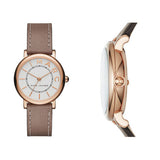 Marc Jacobs Roxy White Dial Light Brown Leather Strap Watch for Women - MJ1538 Buy Now By Marc Jacobs