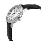 Tissot Carson Premium Automatic Lady Silver Dial Black Leather Strap Watch for Women - T122.207.16.033.00 Buy Now By Tissot