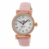 Coach Madison White Dial Pink Leather Strap Watch for Women - 14503395 Buy Now By Coach