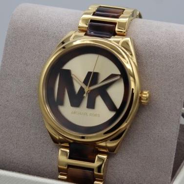 Michael Kors Janelle Three-Hand Gold Dial Two Tone Steel Strap Watch For Women - MK7136 Buy Now By Michael Kors
