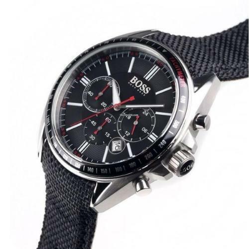 Hugo Boss Driver Black Dial Black Leather Strap Watch for Men -1513087 Buy Now By Hugo Boss
