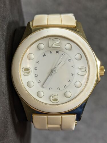 Marc Jacobs Pelly White Dial White Silicone Strap Watch for Women - MBM2526 Buy Now By Marc Jacobs