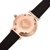 Emporio Armani Classic Quartz Pink Dial Brown Leather Strap Watch For Women - AR1911 Buy Now By Emporio Armani
