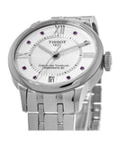 Tissot Chemin Des Tourelles Powermatic 80 Rubies Mother of Pearl Dial Silver Steel Strap Watch For Women - T099.207.11.113.00 Buy Now By Tissot