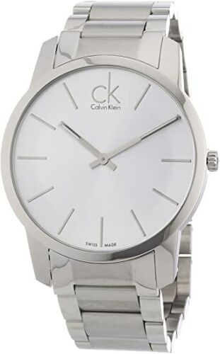 Calvin Klein City Silver Dial Silver Steel Strap Watch for Men - K2G21126 Buy Now By Calvin Klein