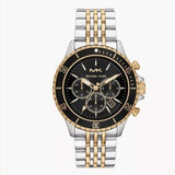 Michael Kors Bayville Chronograph Black Dial Two Tone Steel Strap Watch For Women - MK8872 Buy Now By Michael Kors