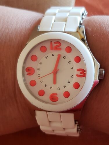 Marc Jacobs Pelly White Dial White Silicone Strap Watch for Women - MBM2588 Buy Now By Marc Jacobs