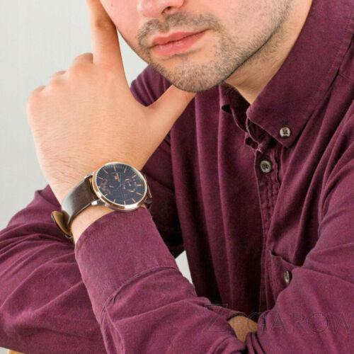 Tommy Hilfiger Hunter Blue Dial Brown Leather Strap Watch for Men - 1791605 Buy Now By Tommy Hilfiger