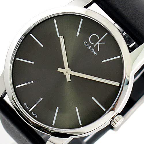 Calvin Klein City Grey Dial Black Leather Strap Watch For Men - K2G21107 Buy Now By Calvin Klein