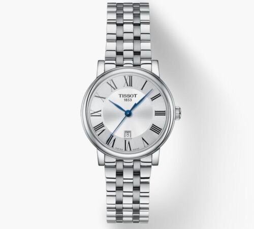 Tissot Carson Premium Lady Silver Dial Silver Steel Strap Watch For Women - T122.210.11.033.00 Buy Now By Tissot