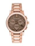 Burberry The City Grey Dial Rose Gold Steel Strap Unisex Watch - BU9754 Buy Now By Burberry