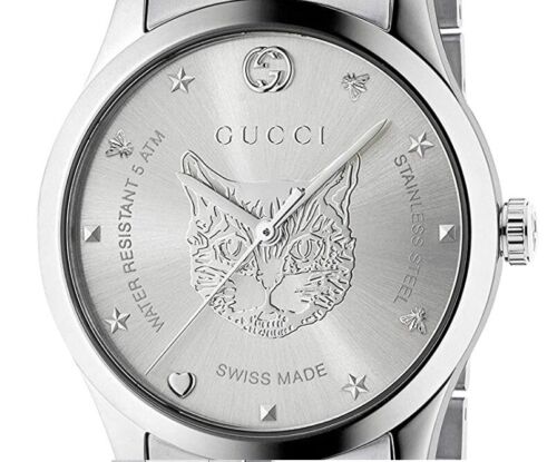 Gucci G Timeless Silver Dial Silver Steel Strap Watch For Women - YA1264095 Buy Now By Gucci