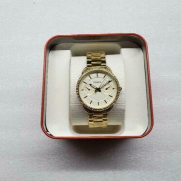 Fossil Tailor Gold Dial Gold Steel Strap Watch for Women - ES4263 Buy Now By Fossil