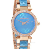 Michael Kors Parker Blue Mother of Pearl Dial Two Tone Steel Strap Watch for Women - MK6491 Buy Now By Michael Kors