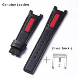 Gucci Interlocking G XL Black Dial Red & Green Leather Strap Watch For Men - YA133206 Buy Now By Gucci