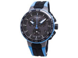 Tissot T Race Cycling Chronograph Black Dial Two Tone Rubber Strap Watch For Men - T111.417.37.441.05 Buy Now By Tissot