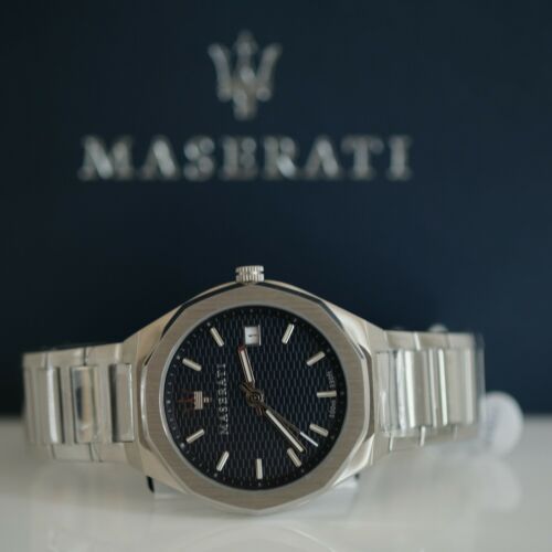 Maserati Stile Blue Dial Silver Steel Strap Watch For Men - R8853142006 Buy Now By Maserati