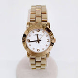Marc Jacobs Amy White Dial Gold Steel Strap Watch for Women - MBM3182 Buy Now By Marc Jacobs
